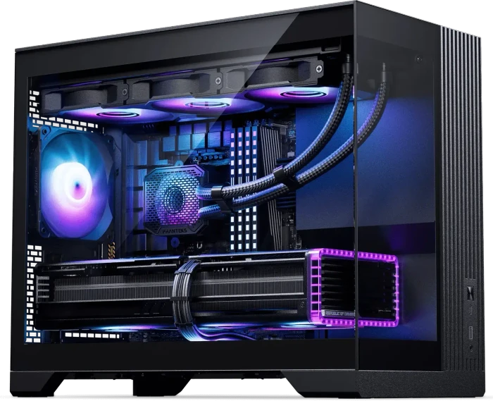 Phanteks XT V3 Black, schwarz, Glasfenster