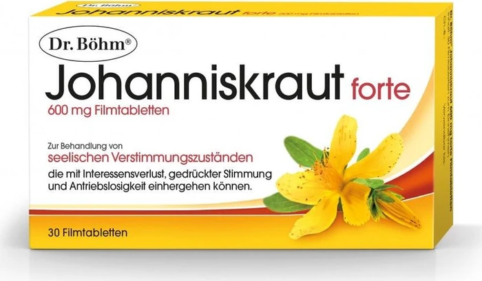 Dr. Böhm Johanniskraut 600mg forte Filmtabletten, 30 Stück