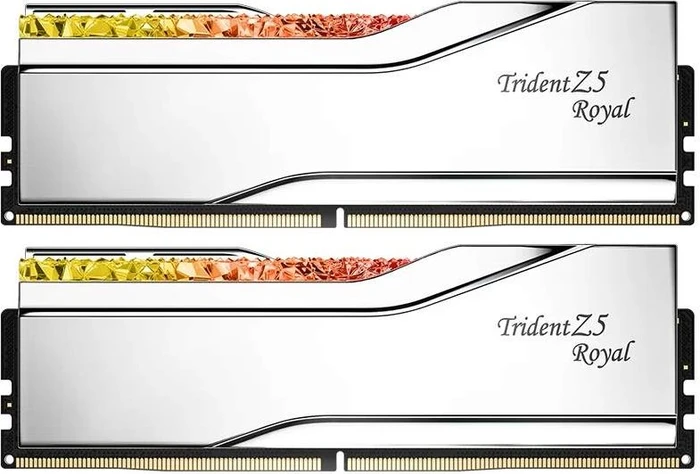 G.Skill Trident Z5 Royal RGB Silver UDIMM 96GB Kit, DDR5-6400, CL32-39-39-102