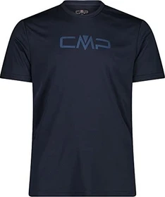 CMP Rundausschnitt Logo Funktionsshirt kurzarm b. blue/dusty blue (Herren)