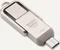 AmazonBasics Dual Thumb Drive Memory Stick 512GB Champagner-Silber, USB-A + USB-C, USB 3.2 Gen 1×1 Vorschaubild