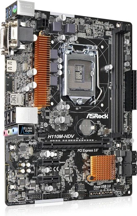 ASRock H110M-HDV (Intel 1151)
