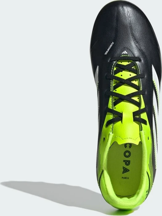 adidas Copa Pure 3 League FG/MG core black/cloud white/lucid lemon (Junior)