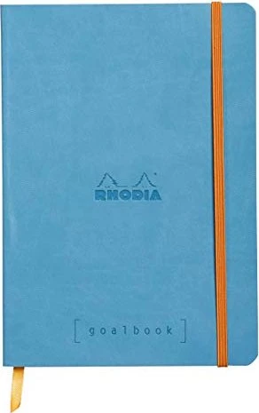 Rhodia Boutique goalbook, A5, punktiert, Softcover, türkisblau, 120 Blatt