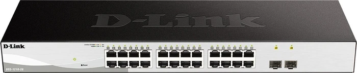 D-Link DGS-1210 Rackmount Gigabit Smart Switch, 24x RJ-45, 2x SFP