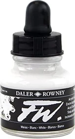 Daler Rowney FW Acrylic Ink white, 29.5ml