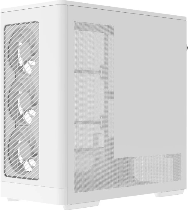AeroCool D520A White, Glasfenster