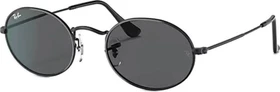 Ray-Ban RB3547 Oval 51mm polished black/grey