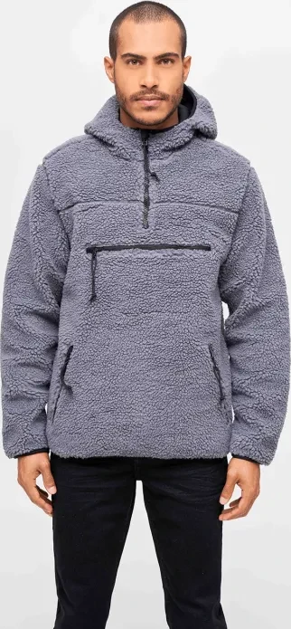 Brandit Teddyfleece Worker Hoodie anthracite (Herren)