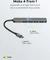 Wentronic goobay Slim 4-Port USB-Hub, 4x USB-A 3.0, USB-C 3.0 [Stecker] Vorschaubild