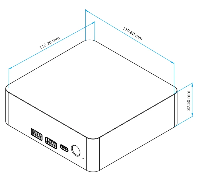 MSI Cubi NUC AI+ 3MG-003EU, Core Ultra 7 355, 16GB RAM, 1TB SSD, Windows 11 Pro