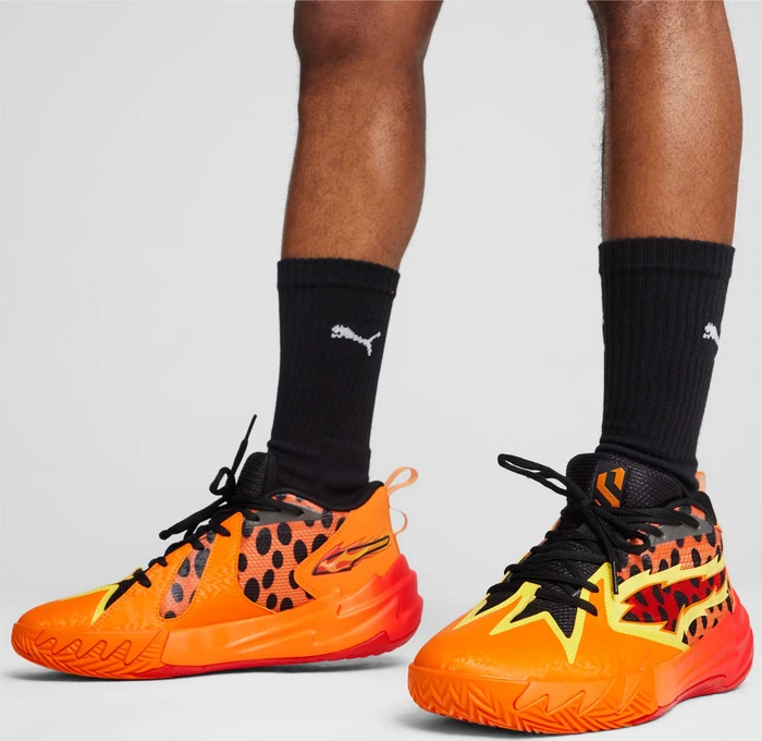 Puma Hoops X Cheetos Scoot Zeros for all time red/rickie orange/yellow blaze/puma black