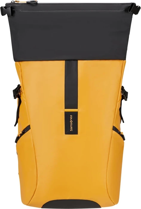 Samsonite Paradiver Light, Rolltop Backpack L, 17.3" Notebook-Rucksack, 49cm, 25/35l, erweiterbar, gelb