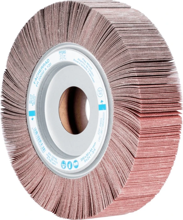 Pferd FR 20050/44.0 A 120 Lamellenschleifwalze K120, 200x50mm, 2 Stück