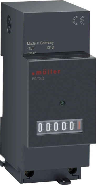 Hugo Müller Betriebsstundenzähler BG 70.29 12-48 V DC