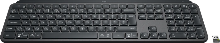Logitech MX Keys for Business, Logi Bolt, schwarz, USB/Bluetooth, US