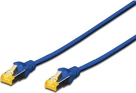Digitus Patchkabel, Cat6a, S/FTP, RJ-45/RJ-45, 5m, blau