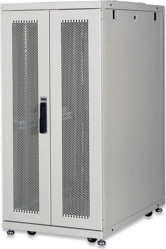 Digitus Professional Unique Serie Serverschrank 26HE, Sicherheitsglastür, IP2X, grau, 1000mm tief