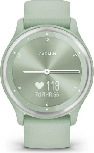 Garmin vivomove Sport Aktivitäts-Tracker mint/silver