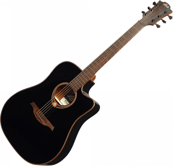 LAG Tramontane 118 Dreadnought Cutaway schwarz (T118DCE-BLK) – Bild 2 von 6