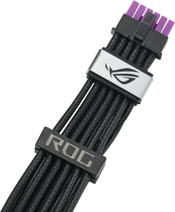 ASUS ROG Equalizer PCIe 5.1 600W 12V-2x6 GPU Power Cable, schwarz, 75cm