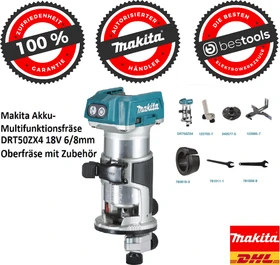 Makita DRT50ZX4 Akku-Oberfräse solo