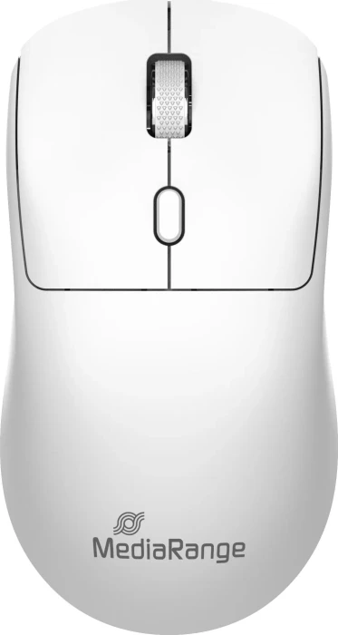 MediaRange Wireless 4-Button Mouse weiß, USB