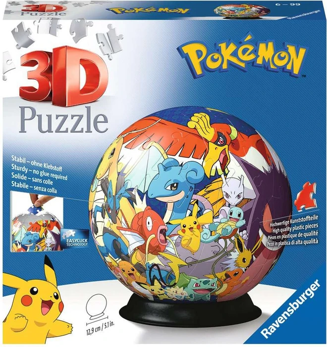 Ravensburger Puzzle 3D Puzzle-Ball Pokémon
