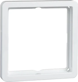 Schrack ELSO Kombirahmen mit Zentralplatte 55x55mm, reinweiß