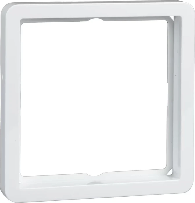 Schrack ELSO Kombirahmen mit Zentralplatte 55x55mm, reinweiß