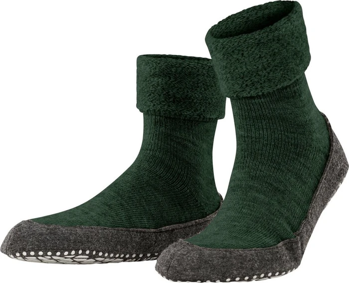 Falke Cosyshoe Socken green mel. (Herren)