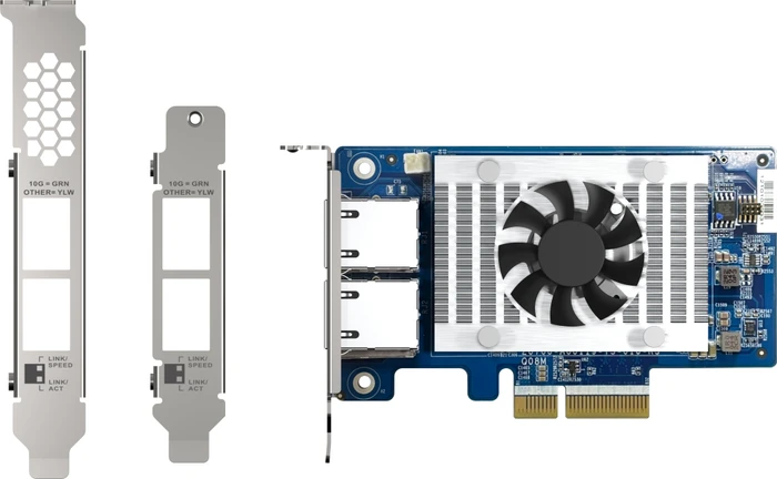 QNAP LAN-Adapter, 2x RJ-45, PCIe 3.0 x4