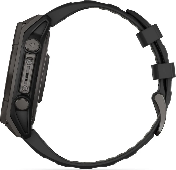 Garmin Fenix 8 47mm Sapphire Solar carbon grey/black-pebble grey silicone