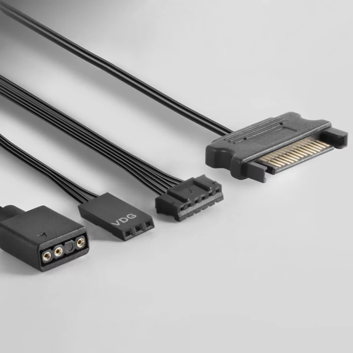 Mars Gaming MF-3D Kit, weiß, LED-Steuerung, Fernbedienung, Lüftersteuerung, 120mm, 3er-Pack