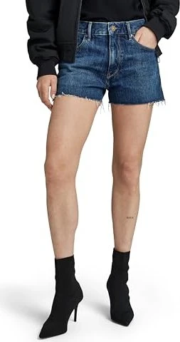 G-Star True Shorts Jeans worn in sentry blue (Damen)