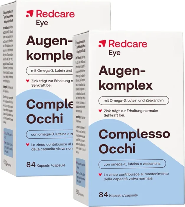 Redcare Augenkomplex Kapseln, 168 Stück (2x 84 Stück)