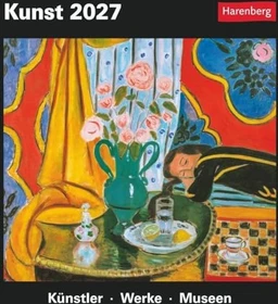 Harenberg Verlag Kunst Abreißkalender 2026, 154x165mm, 324 Blatt