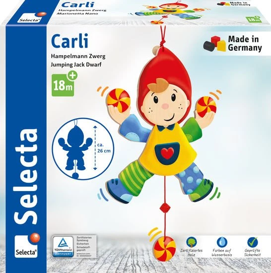 Schmidt Spiele Selecta Carli Hampelmann Zwerg