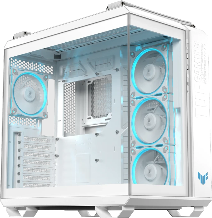 ASUS TUF Gaming GT502 Horizon TG ARGB White, Glasfenster