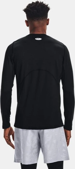 Under Armour ColdGear Fitted Funktionsshirt langarm schwarz/weiß (Herren)