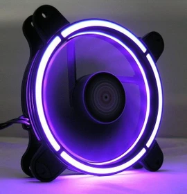 LC-Power LC-CF-RGB-COMBO, LED-Steuerung, Fernbedienung, LED-Strip, 120mm, 2er-Pack