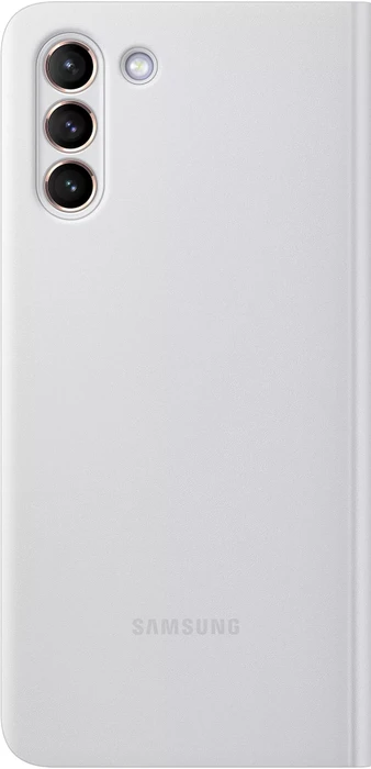 Samsung Clear View Cover für Galaxy S21+ grau