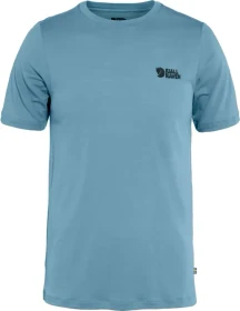Fjällräven Abisko Wool Logo Funktionsshirt kurzarm dawn blue (Herren)
