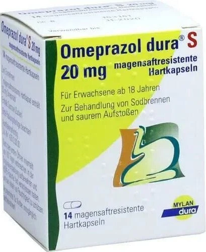 Omeprazol Dura S 20 mg, 14 St