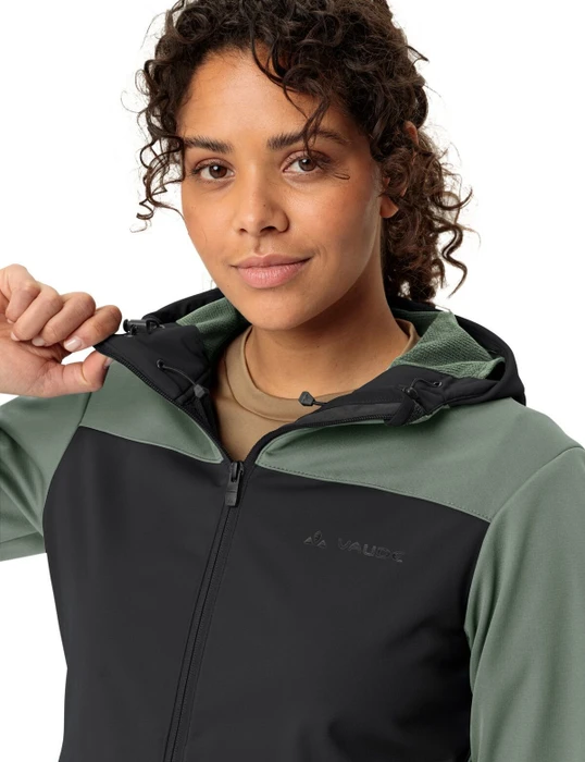 Vaude Qimsa Hooded Softshell Fahrradjacke agave (Damen)