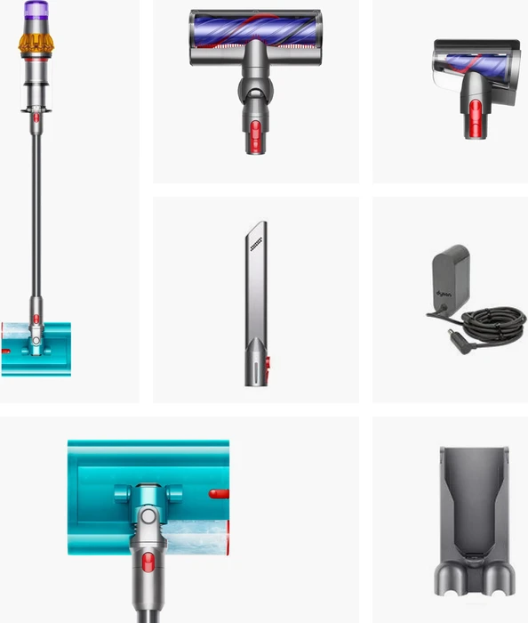Dyson V15s Detect Submarine Staubsauger Akku-Handstaubsauger nickel/satin gelb