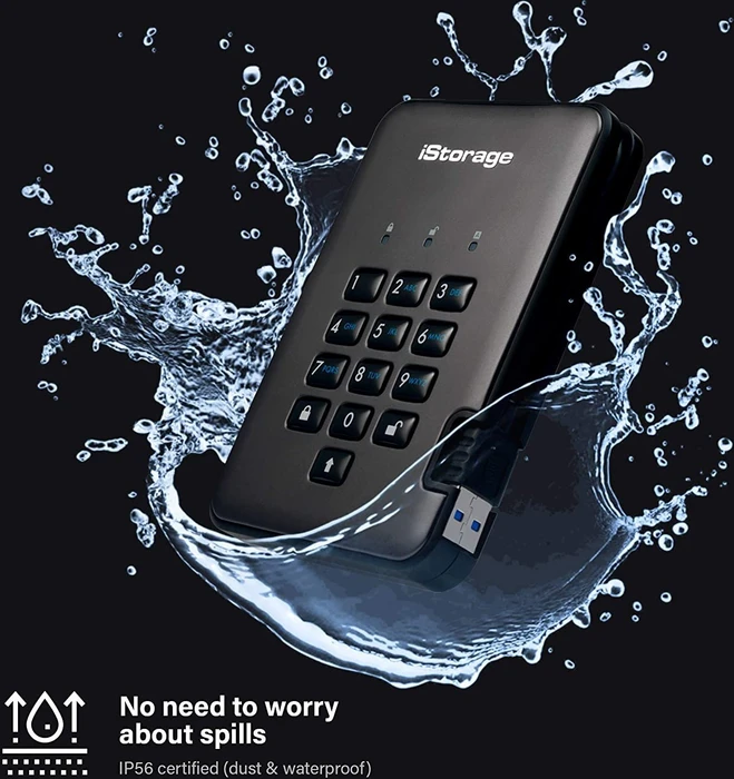 iStorage diskAshur Pro 2, 5TB, USB-A 3.0