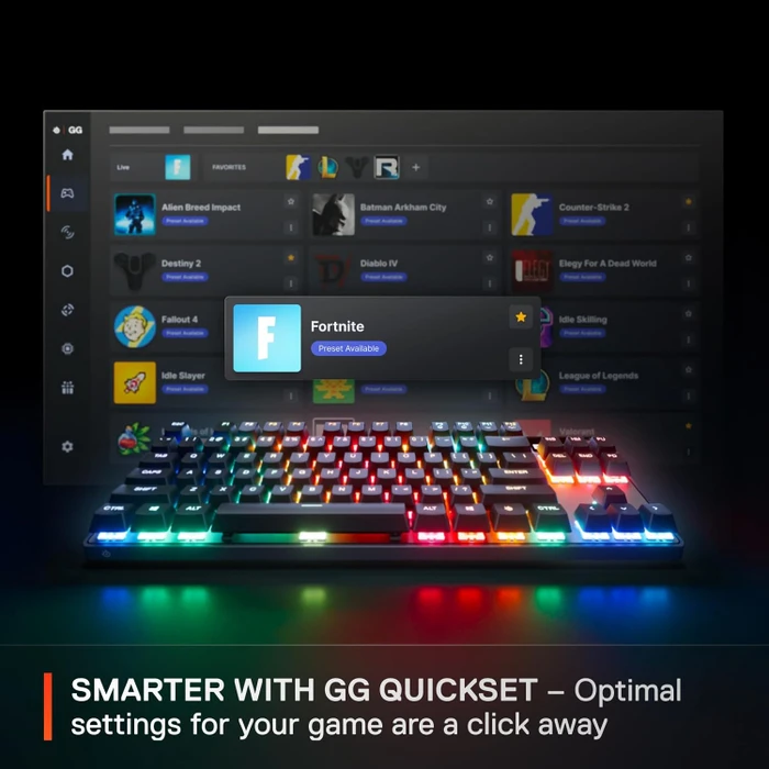 SteelSeries Apex Pro TKL Wireless Gen 3, schwarz, OmniPoint 3.0, USB/Bluetooth, US