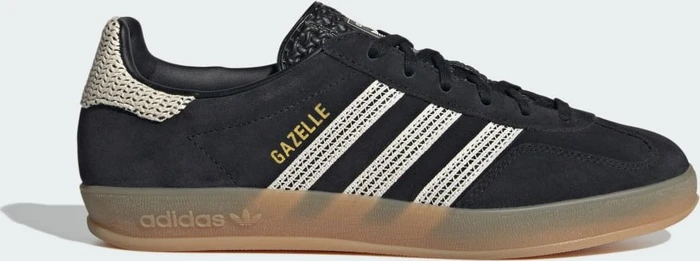 adidas Gazelle Indoor core black/wonder white/gum (Damen)