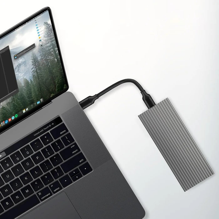 Axagon M.2 Festplattengehäuse, M.2 PCIe, USB-C 3.1